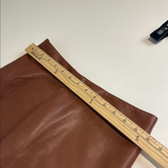 Aritzia Wilfred Brown-Pink A-Line Mini Skirt for Cocktail - Picture 3 of 7